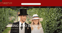 Desktop Screenshot of christys-hats.com