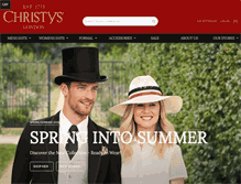 Tablet Screenshot of christys-hats.com